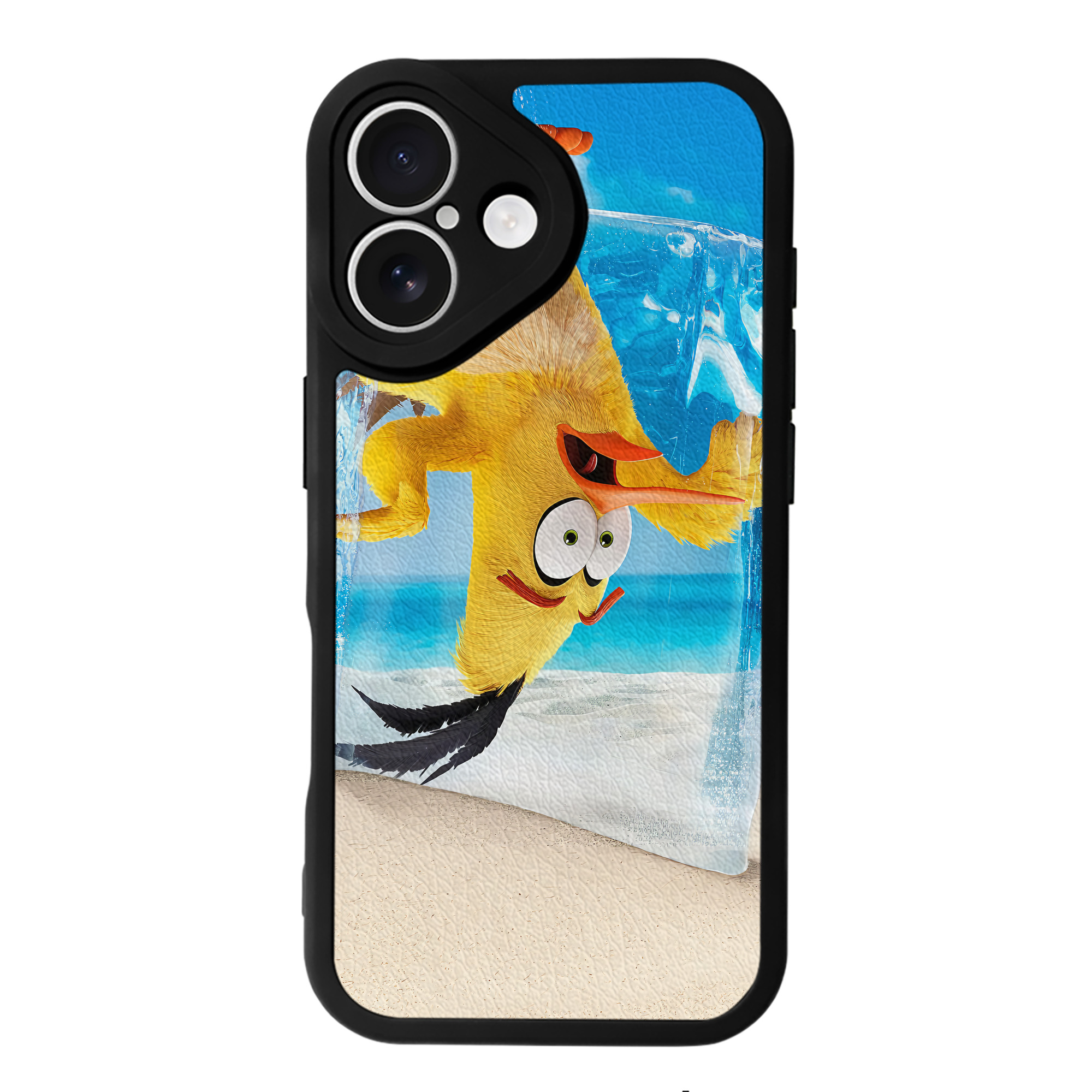 （画像用） Angry Birds アングリーバード 【iPhone 16シリーズ対応】シリコンスマホケース（レザー調） 材質：シリコン